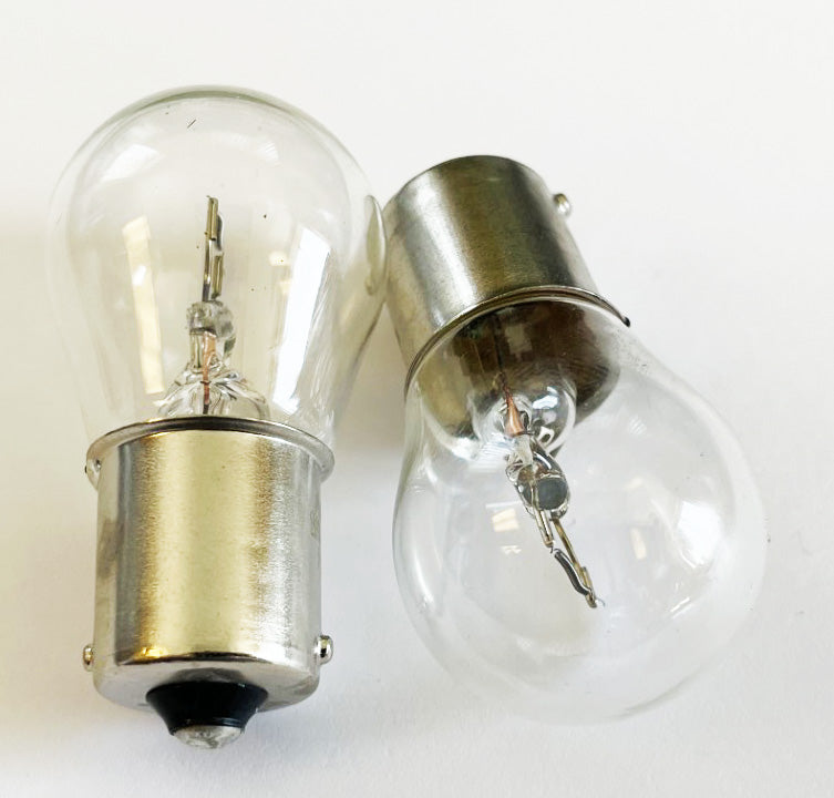 Turn Signal Bulb ~ Single Filament ~ 12V / 23W ~ 1073 Bulb - Pk/2