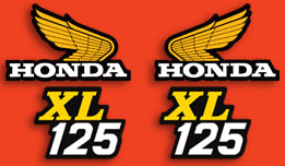 Gas Tank & Side Cover Decal Set - XLmotorcycleparts