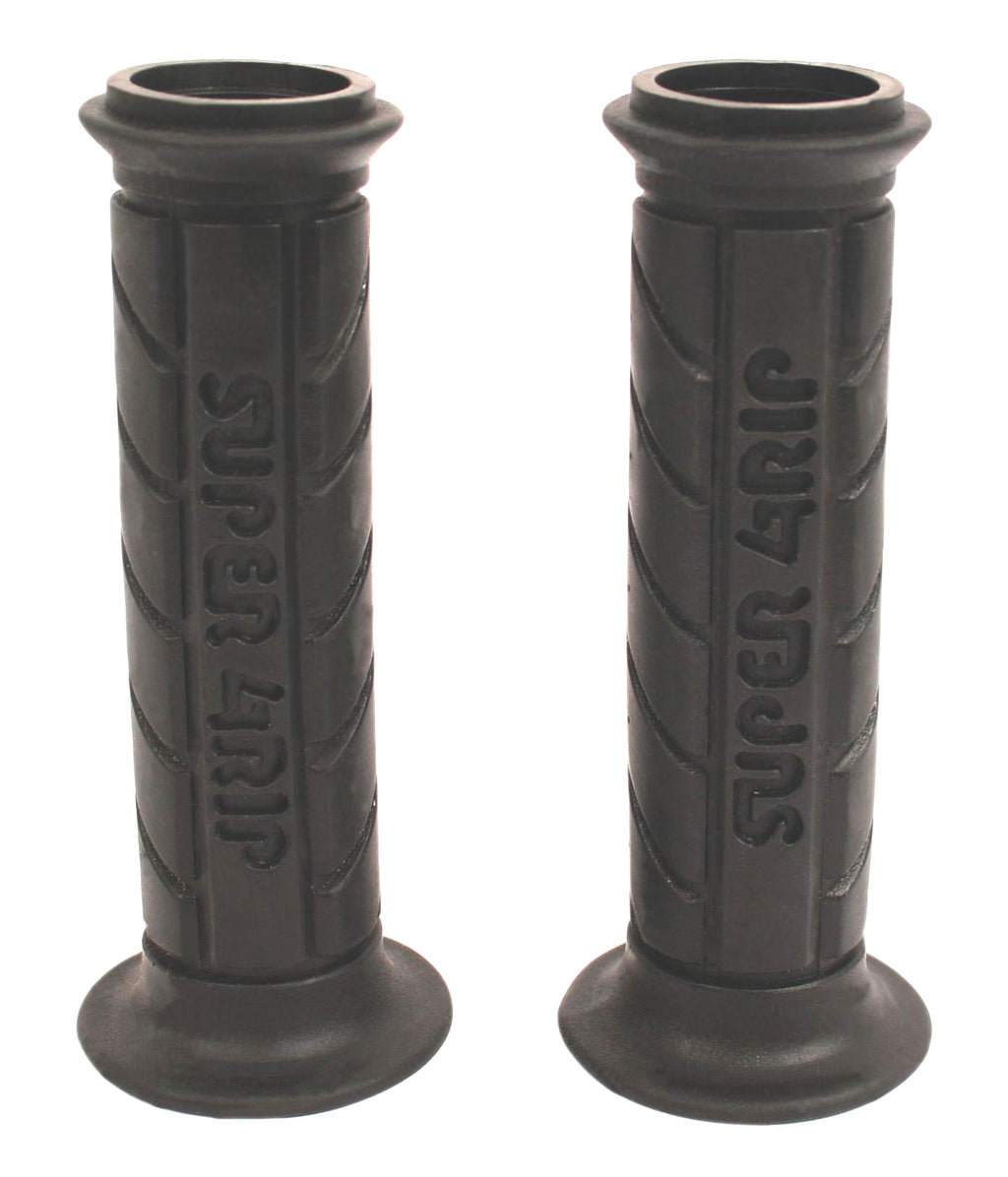 Black Superbike Grips ~ For 7/8" Bars