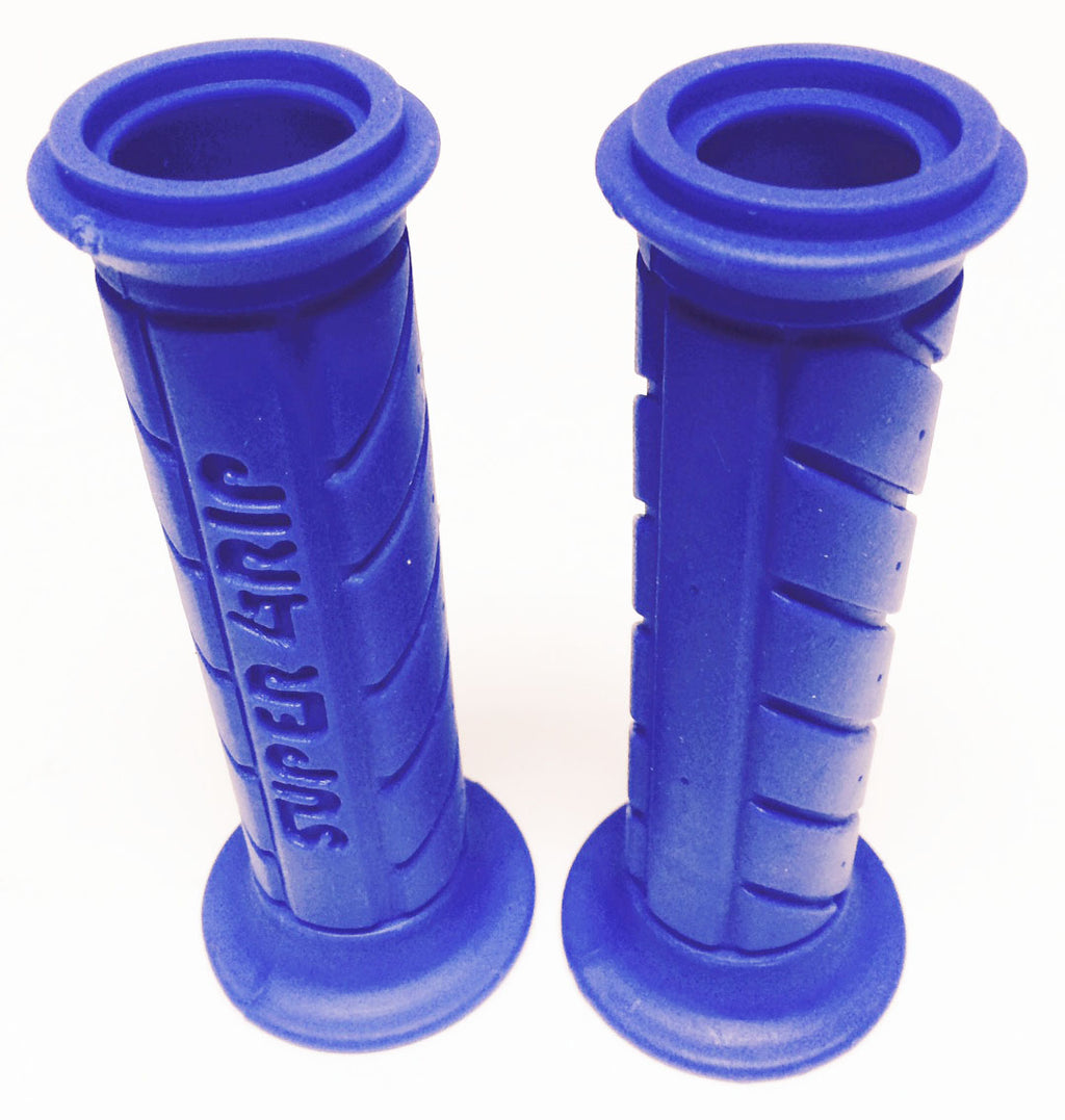 Blue Superbike Grips ~ For 7/8" Bars