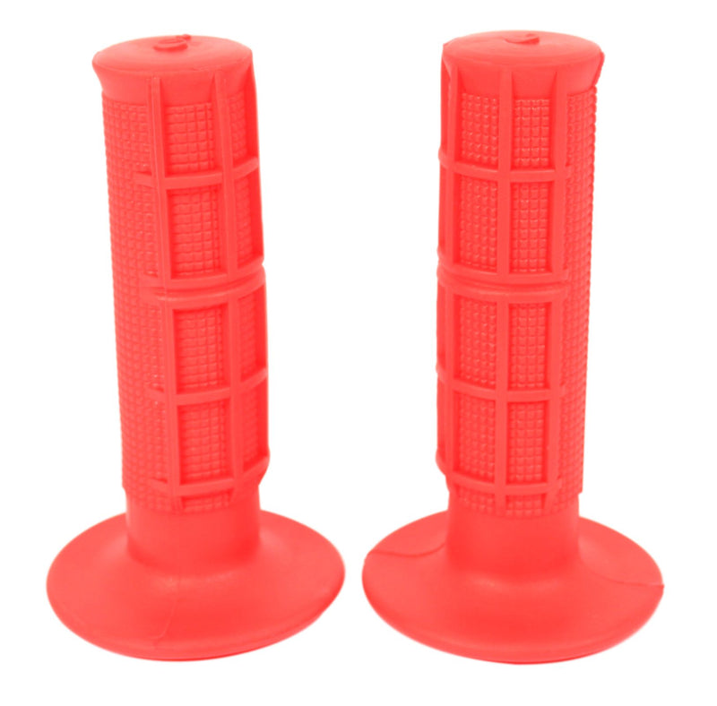 Red Moto Cross Grips ~ For 7/8" Bars