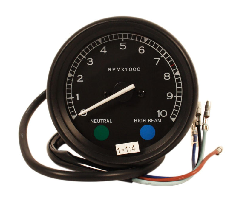 Vintage Style Tachometer ~ 4:1 Ratio