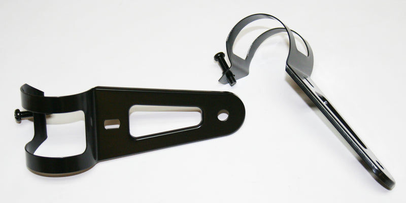 Black Universal Adjustable Headlight Brackets (35-41mm)