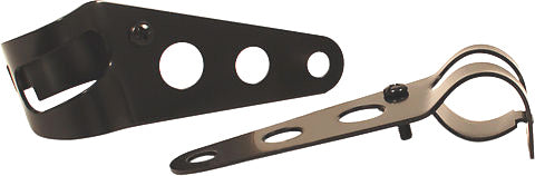 Black 3 Hole Style Headlight Bracket Set  32-38mm