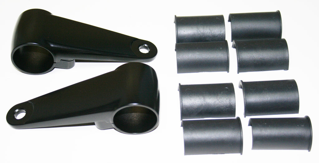 Cast Aluminum Black Headlight Bracket Set 35/39/41mm