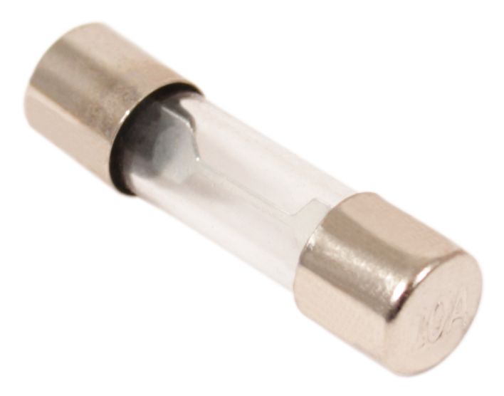 Glass Fuses Pk/5 - 25mm x 10A