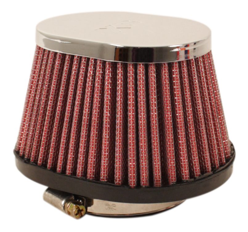 Oval Chrome Cap Air Filter ~ 57mm