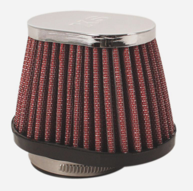 Chrome Oval Pod Air Filter ~ 42mm