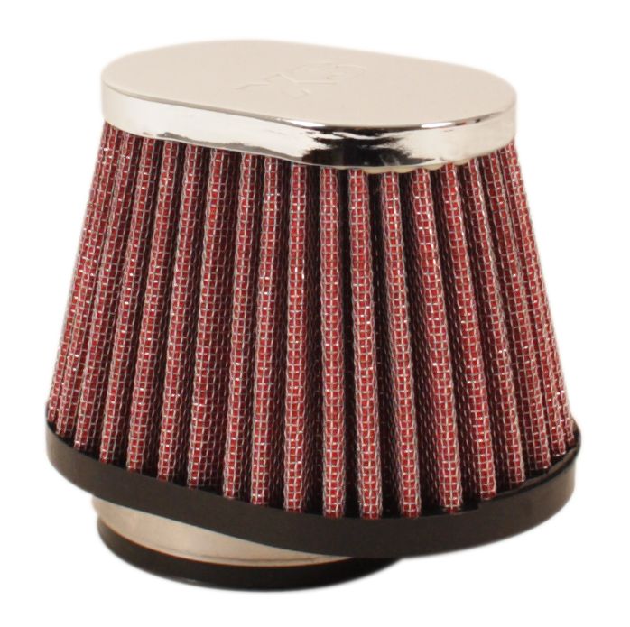 Chrome Oval Pod Air Filter ~ 49mm