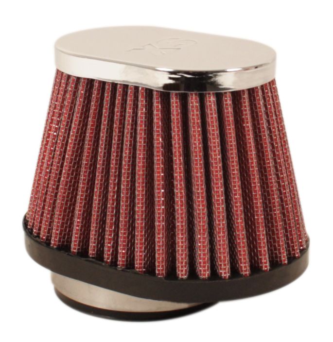 Chrome Oval Pod Air Filter ~ 52mm