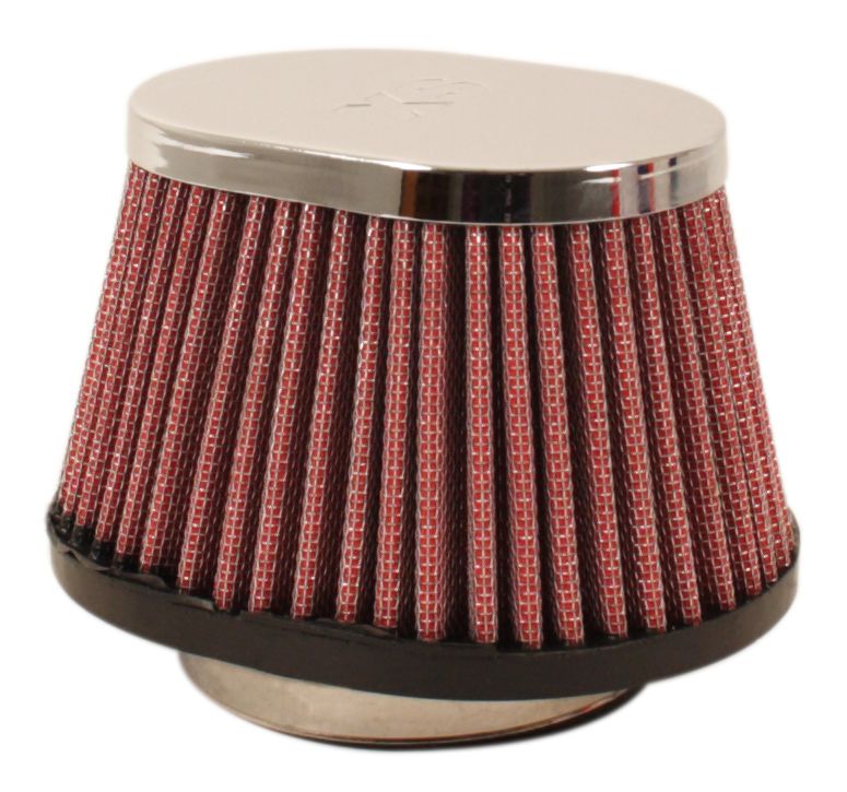 Chrome Oval Pod Air Filter ~ 65mm