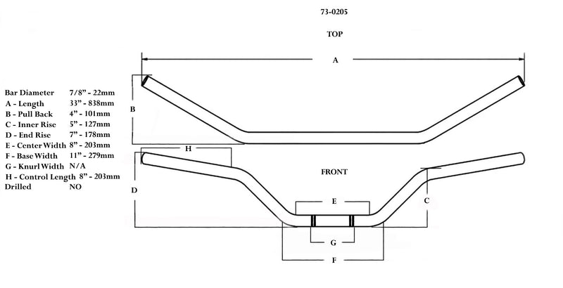 Vintage MX Custom Style Handlebar