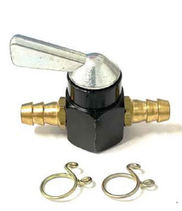 Universal Inline 7mm Fuel Tap / Fuel Valve